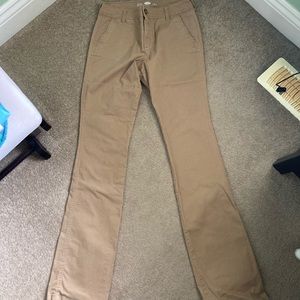 Khaki Boot Cut pants size 4 TALL